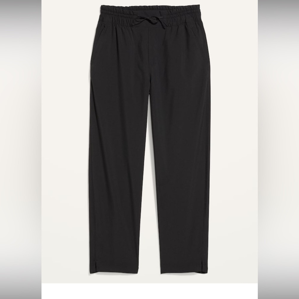 Old Navy high-waisted Stretch tech cropped tapered pants for women, size L